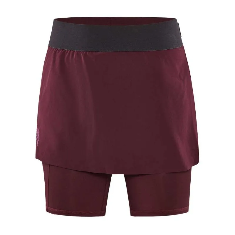 Gonna da donna Craft PRO TRAIL 2IN1 (bordeaux)