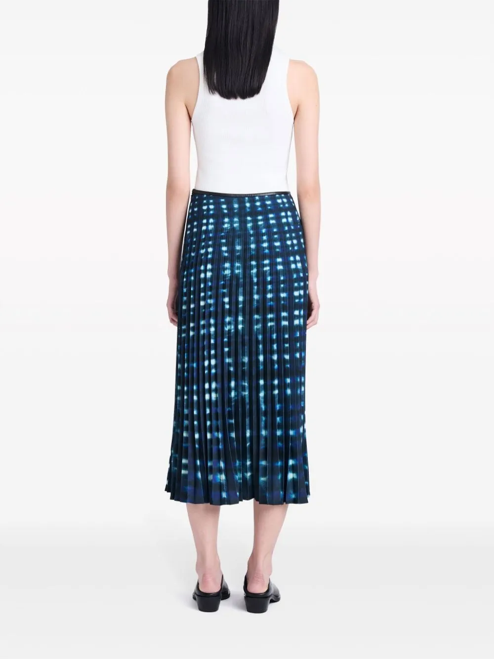 Gonna midi Piper con fantasia tie dye multicolore Proenza schouler white label - donna