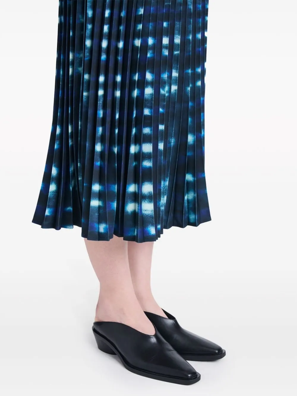 Gonna midi Piper con fantasia tie dye multicolore Proenza schouler white label - donna