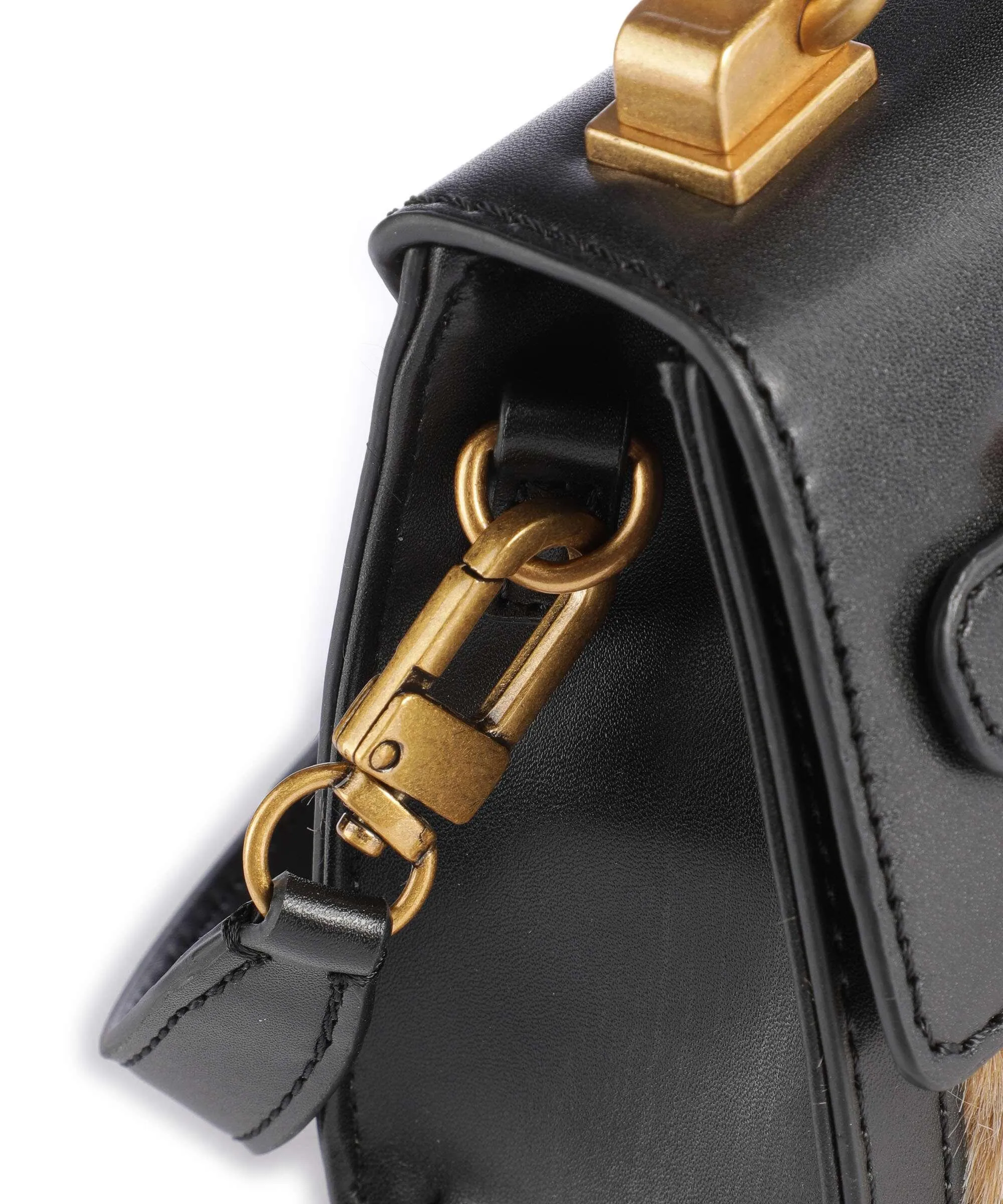  Guess Bergen Micro Borsa a tracolla pelle sintetica nero  
