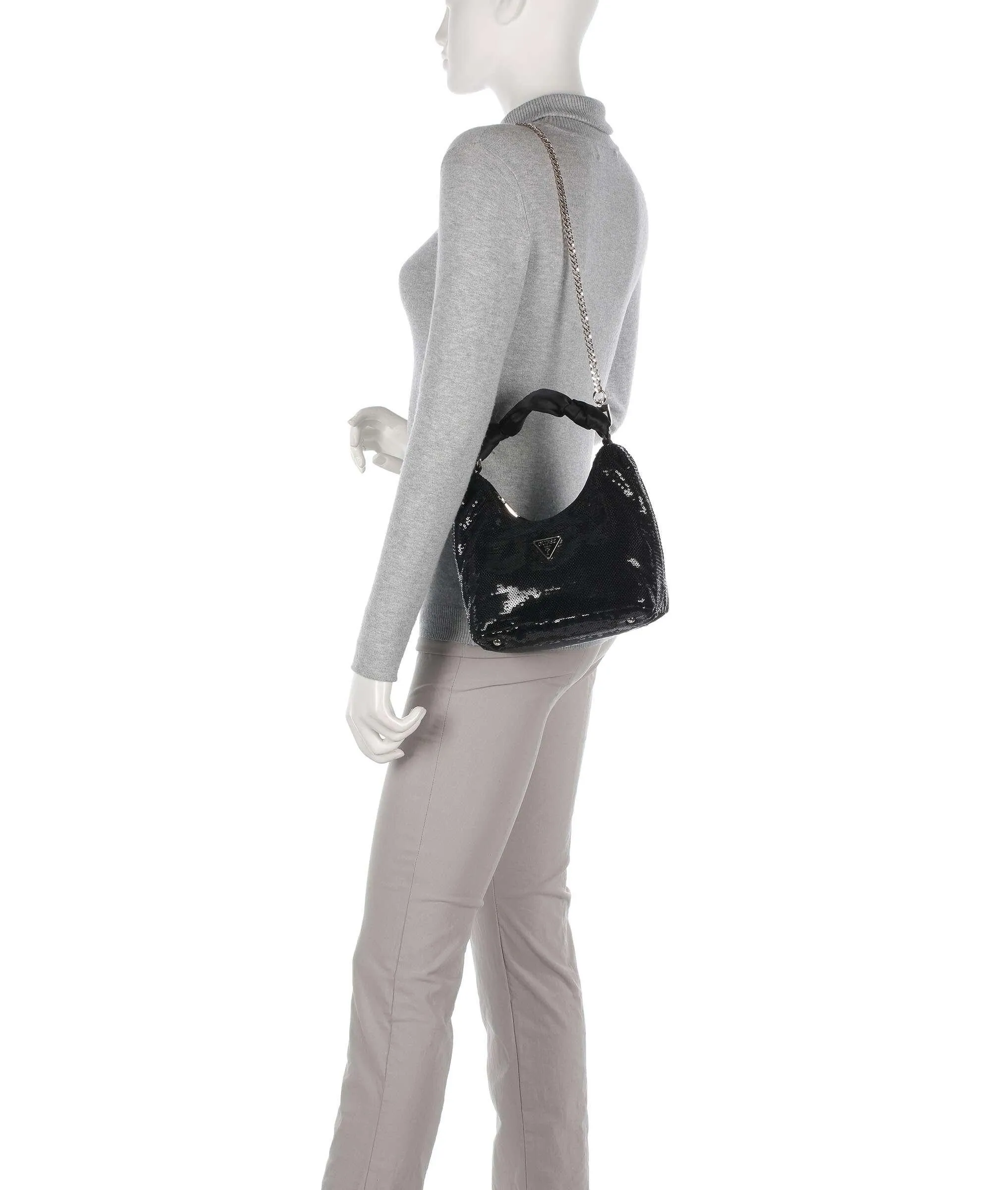  Guess Velina Borsa a mano poliestere nero  