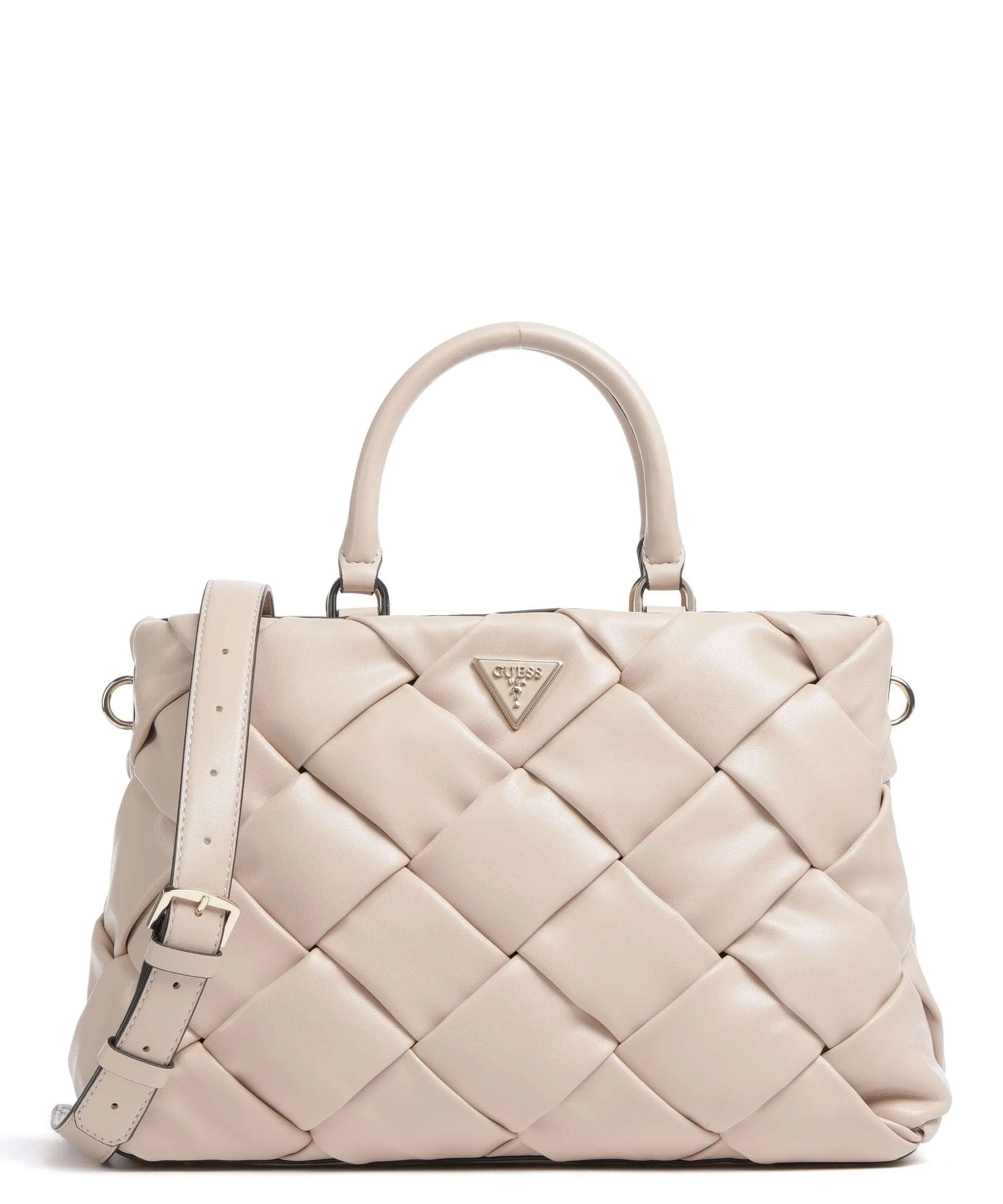  Guess Zaina Borsa a mano pelle sintetica beige  