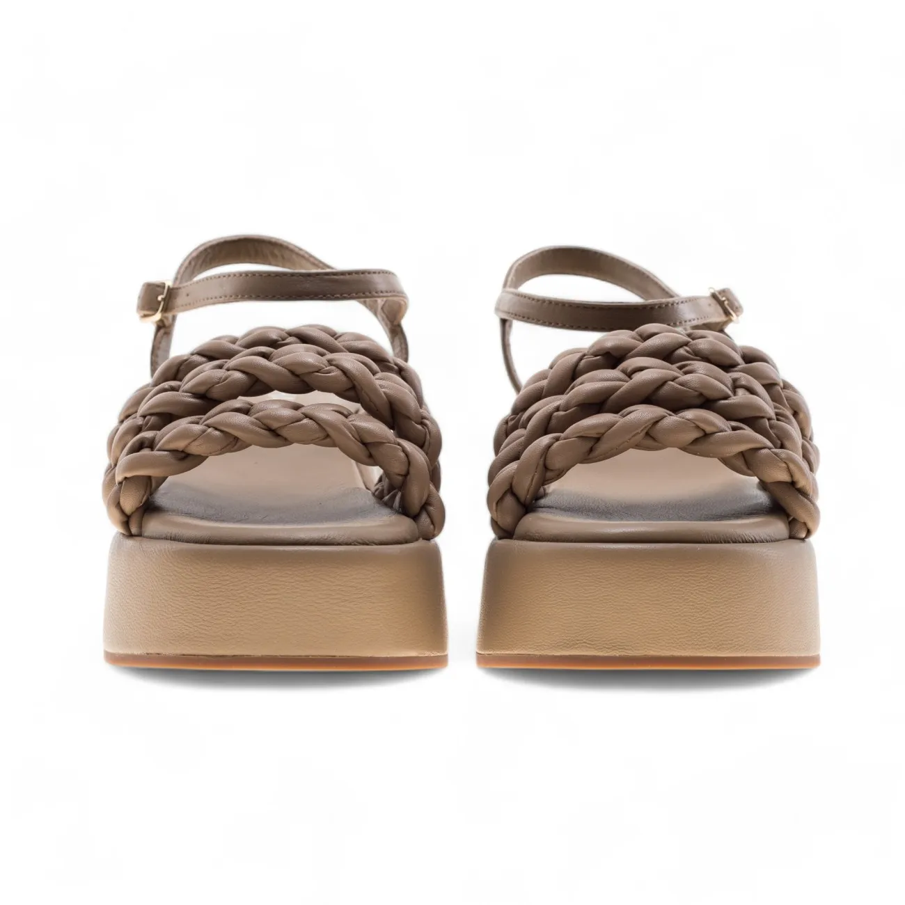 Habillé sandali platform beige Tamara