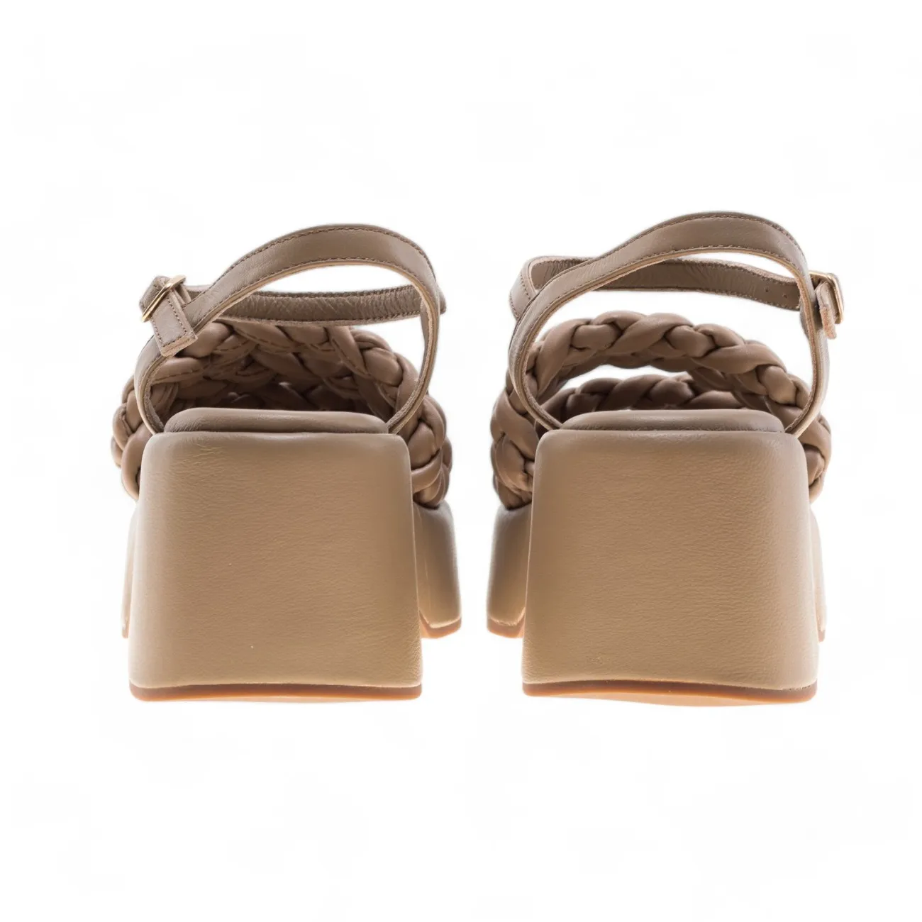 Habillé sandali platform beige Tamara
