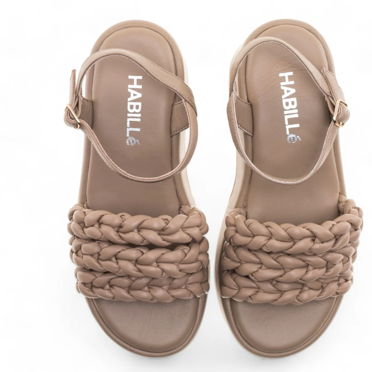 Habillé sandali platform beige Tamara
