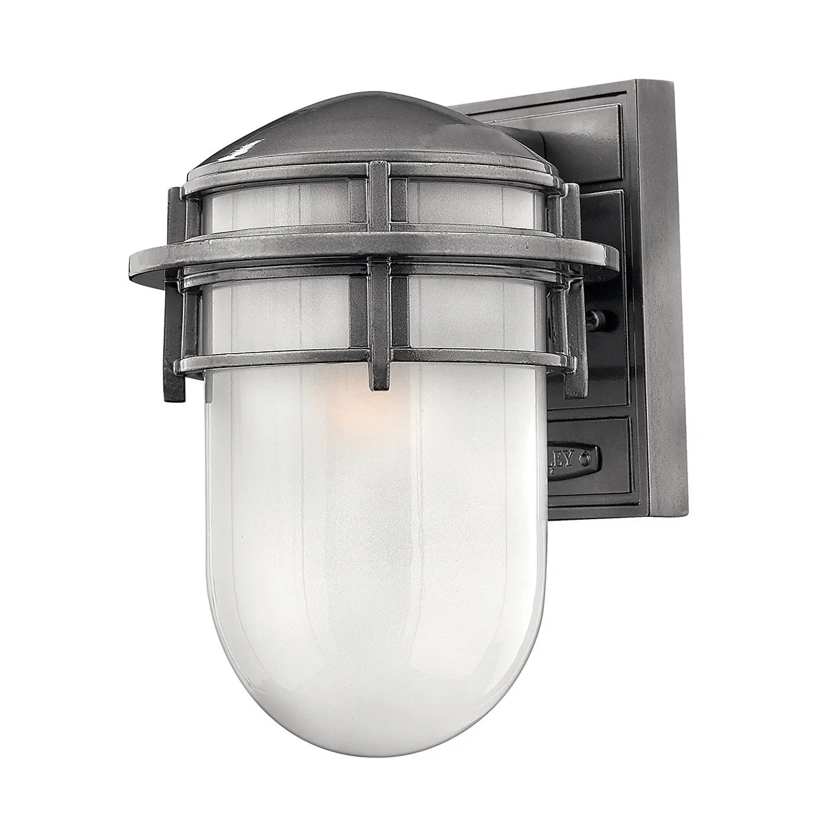 Hinkley  Lanterna a parete media da esterno in alluminio e diffusore in vetro a 1 luce Reef - 60W