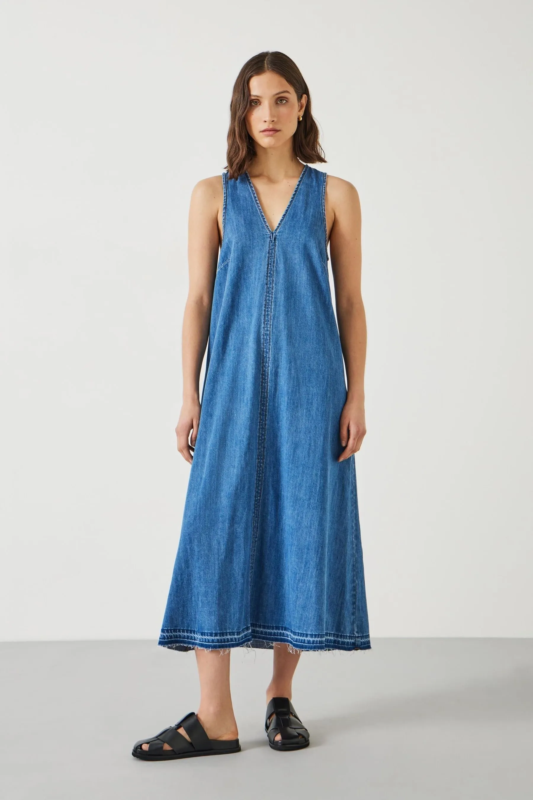 Hush Tatum - Denim - Abito maxi