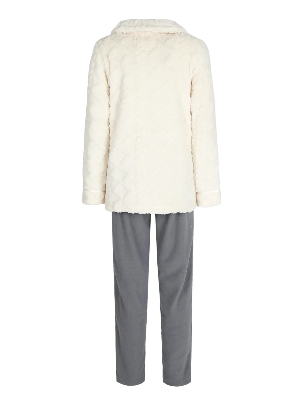 Infiore Pyjama ouvert en polaire pour femme