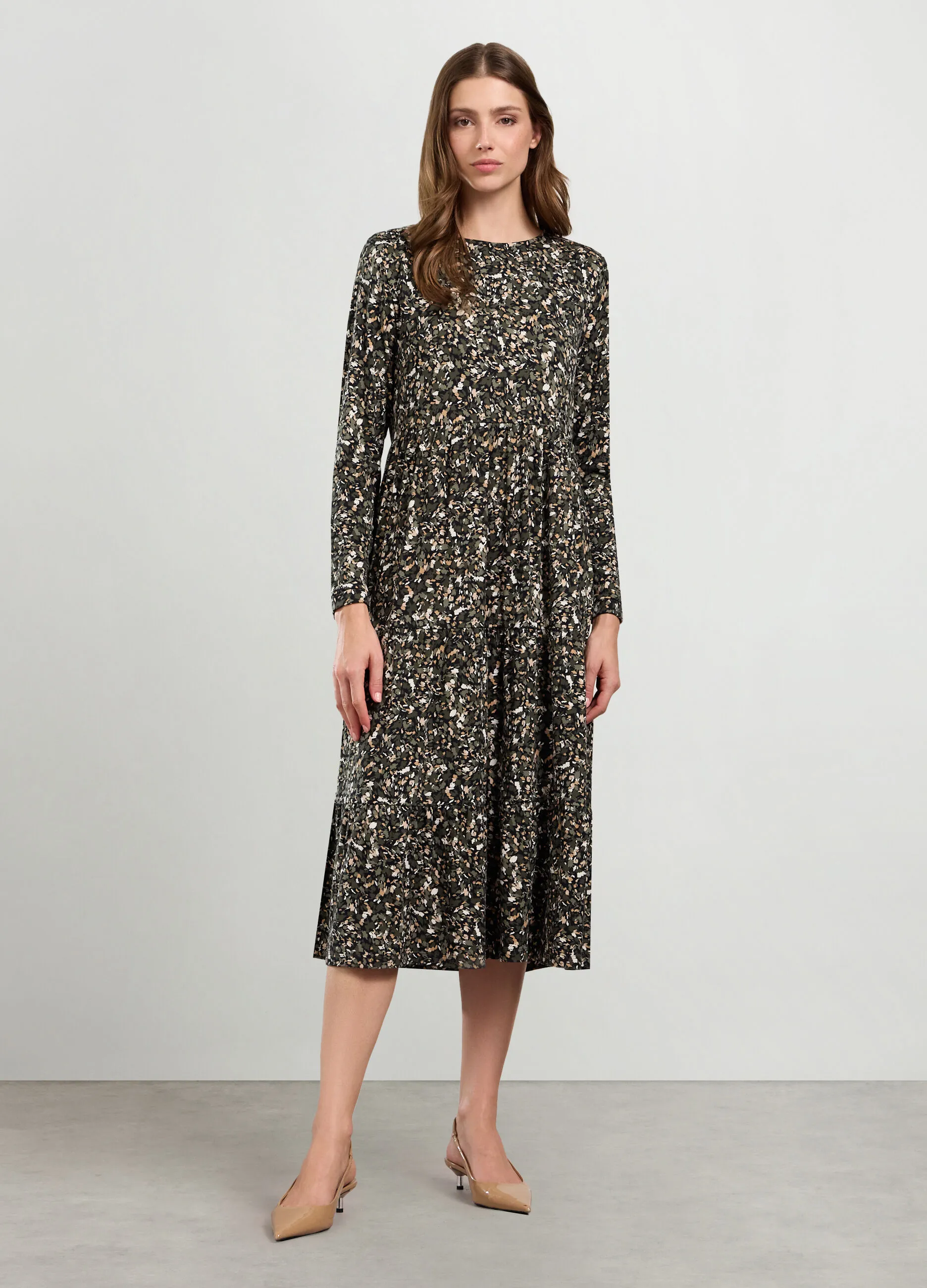 IWIE  Abito lungo in jersey stretch donna