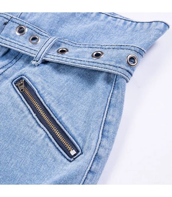 Jeans vita altissima tulipano