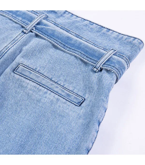 Jeans vita altissima tulipano