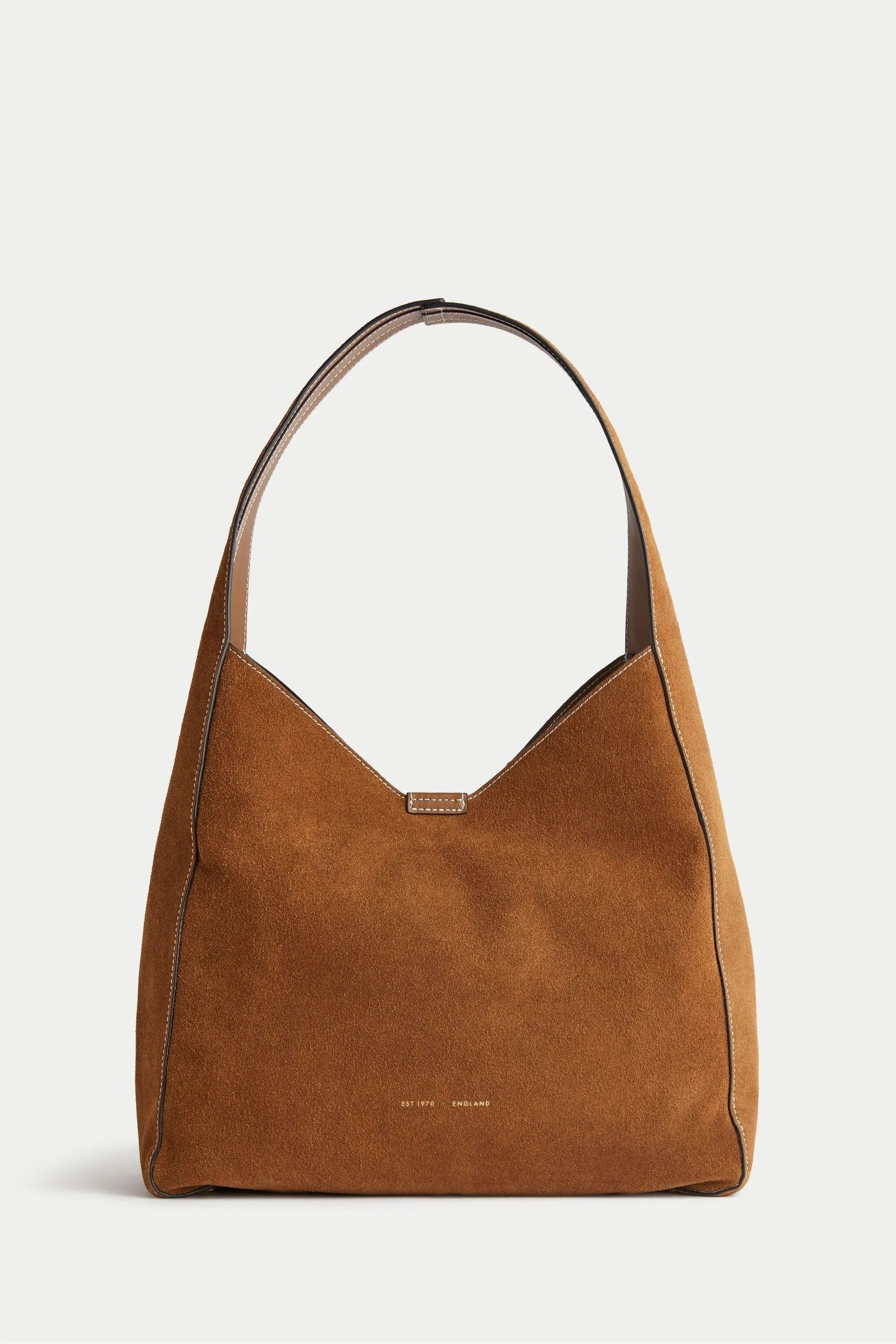Jigsaw - Borsa morbida in pelle scamosciata da donna