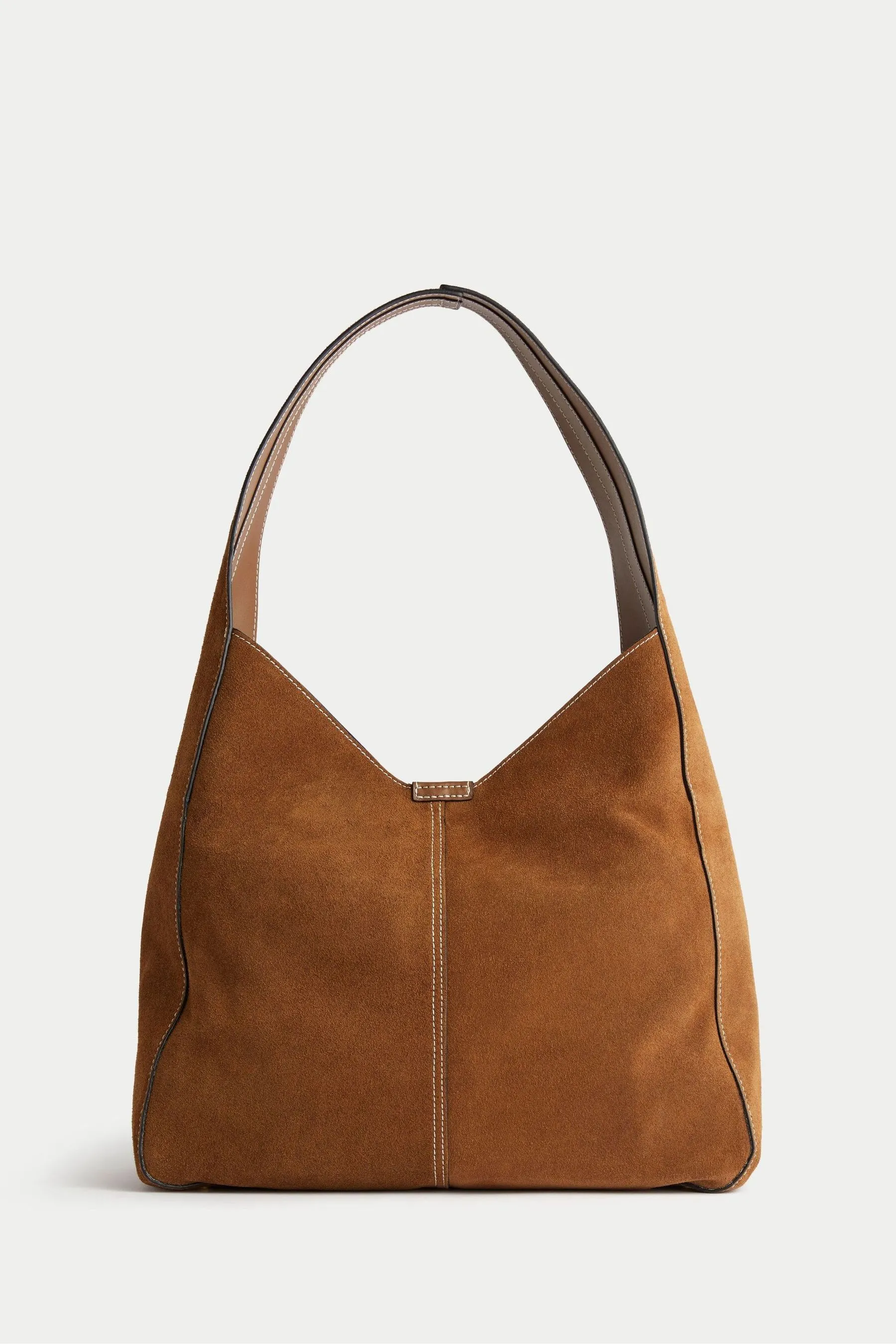 Jigsaw - Borsa morbida in pelle scamosciata da donna