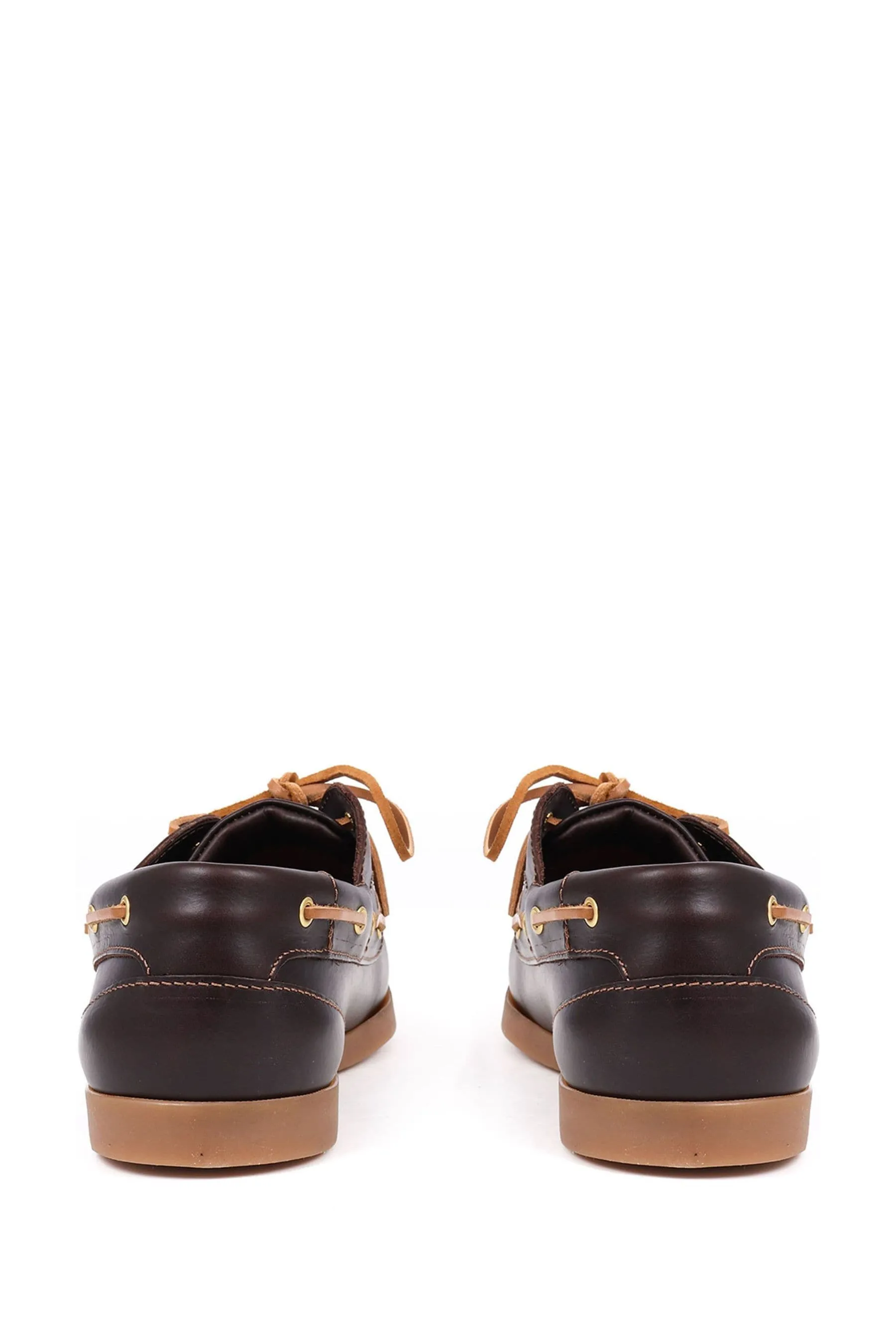 Jones Bootmaker - Parsons - Marrone Scarpe da barca in pelle    