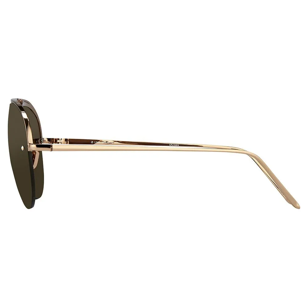 Linda Farrow - Occhiali da Sole Aviator 543 C6 - Oro Rosa - Linda Farrow Eyewear