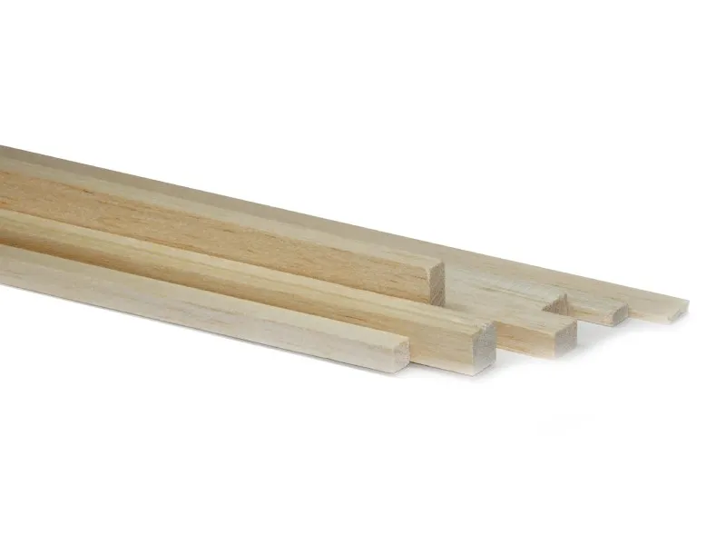 Listello in balsa 5x15x1000 mm