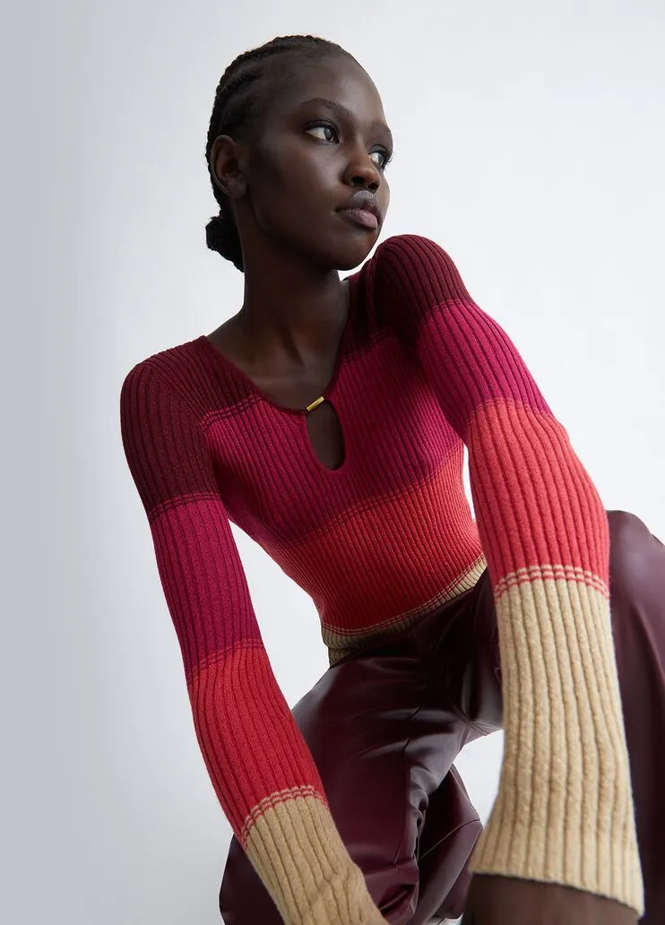 Maglia a righe ecosostenibile liu jo