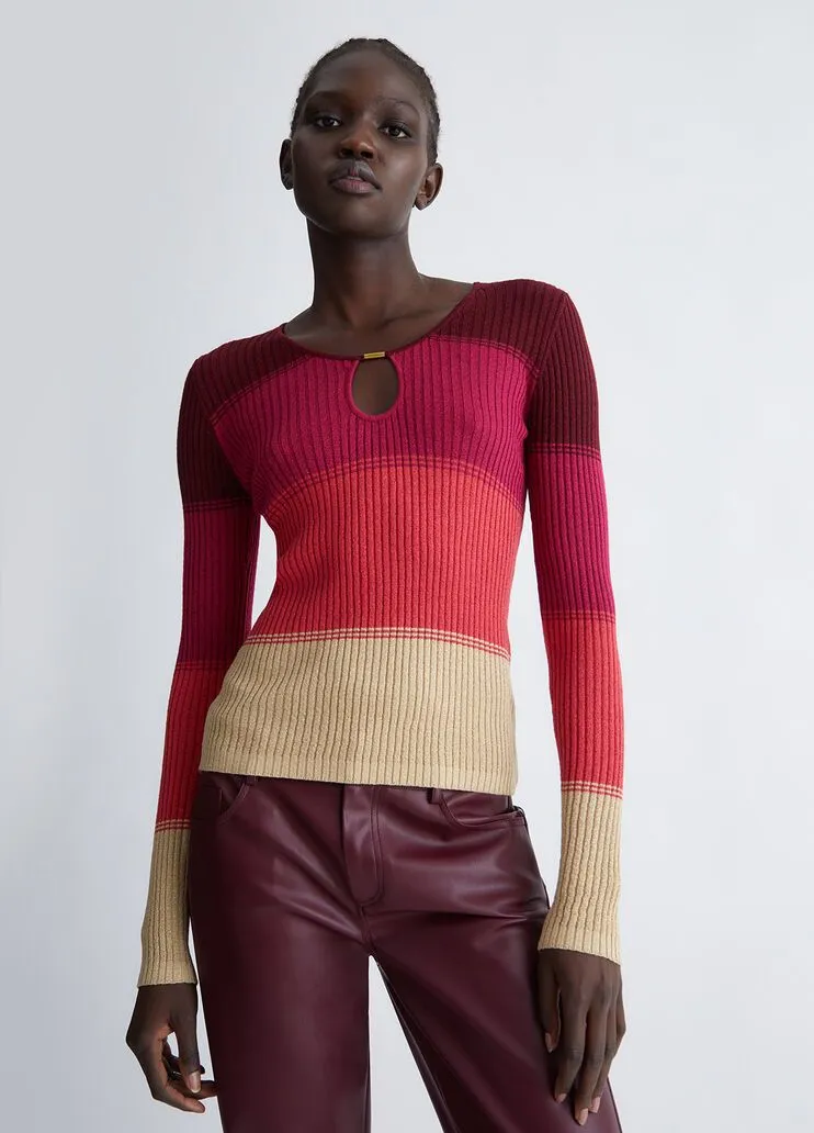 Maglia a righe ecosostenibile liu jo