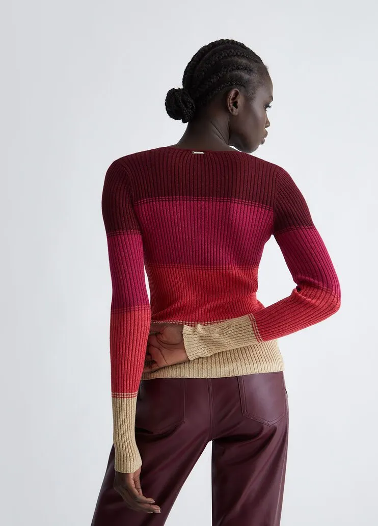 Maglia a righe ecosostenibile liu jo
