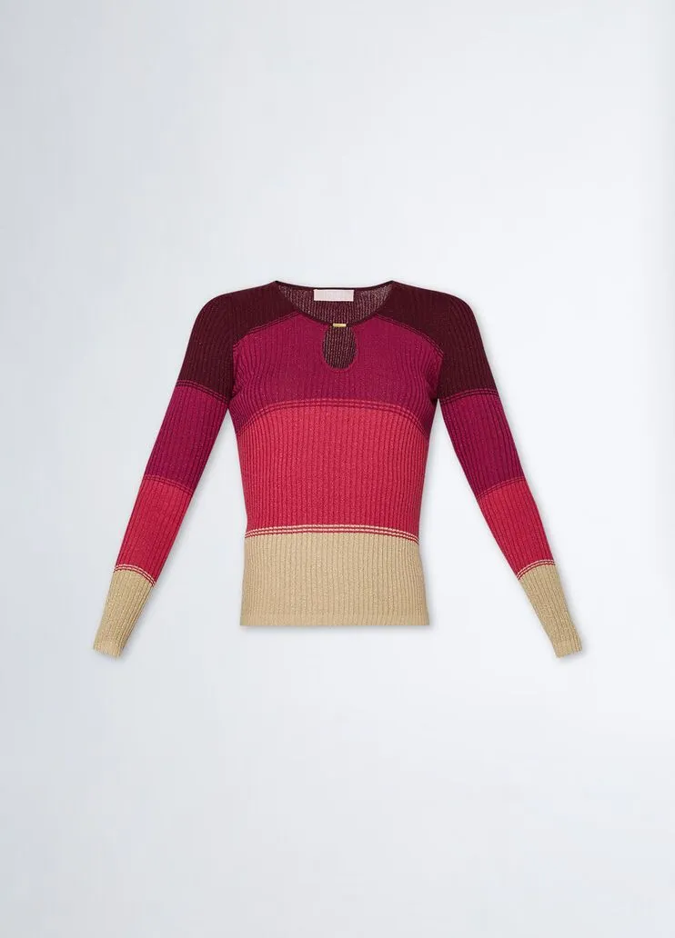 Maglia a righe ecosostenibile liu jo