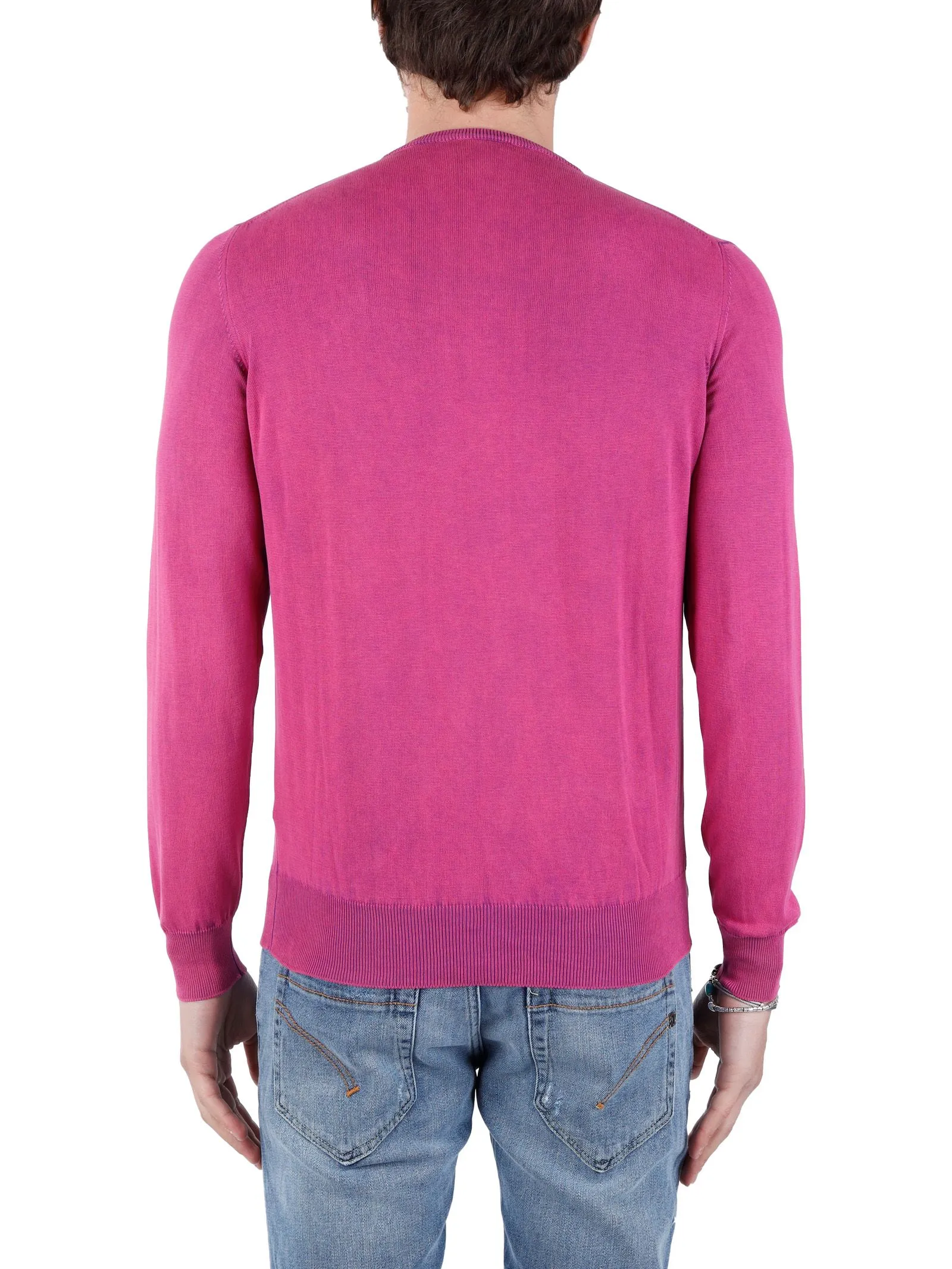 MAGLIA FUCSIA IN COTONE