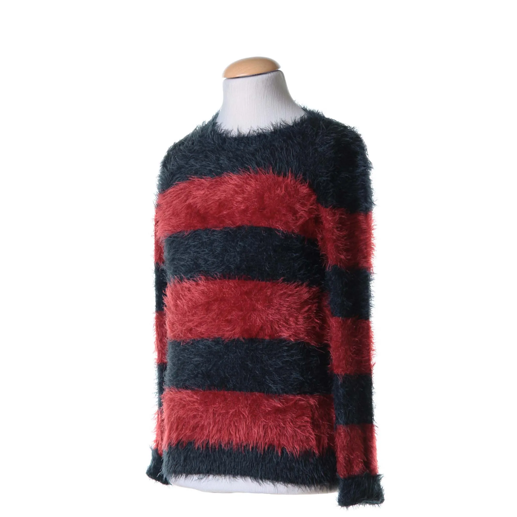 Maglia Gada A Righe Larghe Bordeaux E Blu