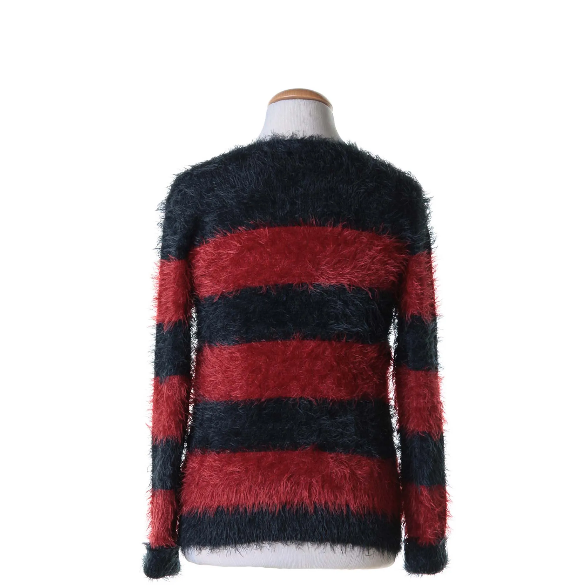 Maglia Gada A Righe Larghe Bordeaux E Blu