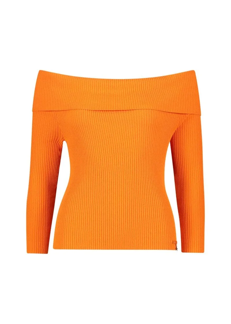 Maglia in filato a costine