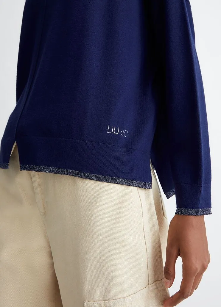 Maglia in viscosa liu jo
