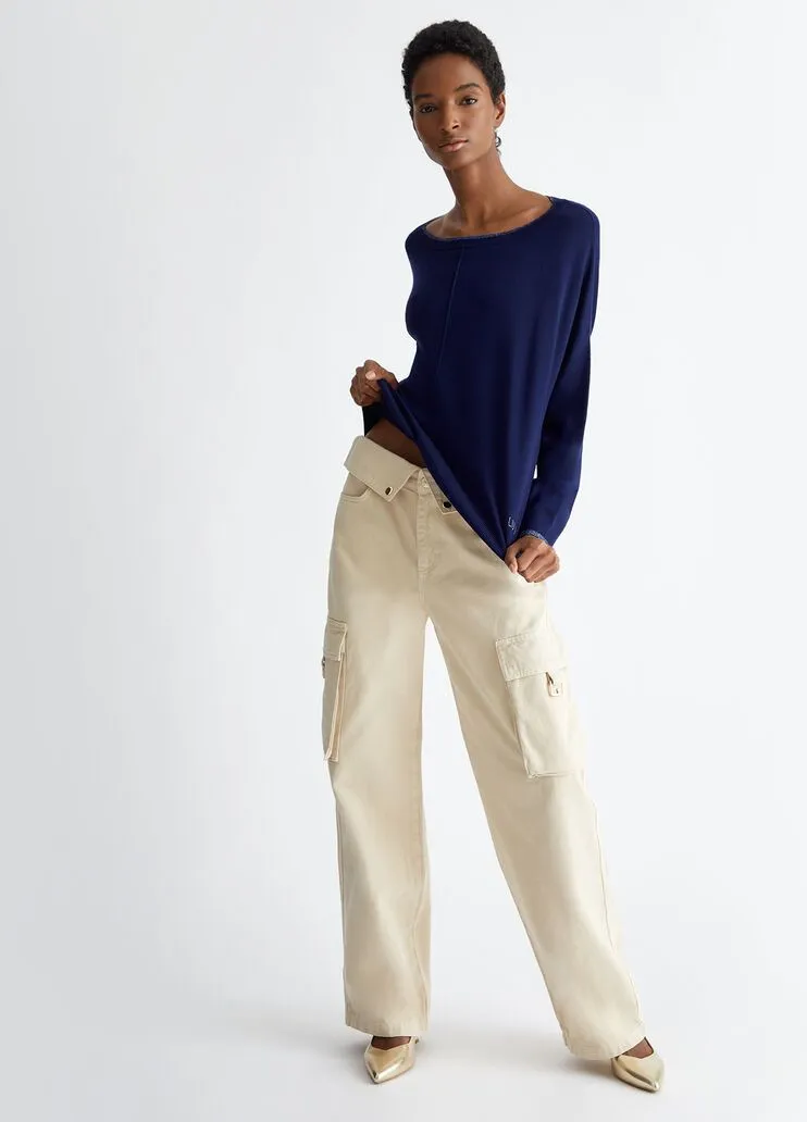 Maglia in viscosa liu jo