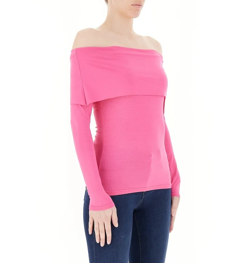 Maglia scollo Bardot