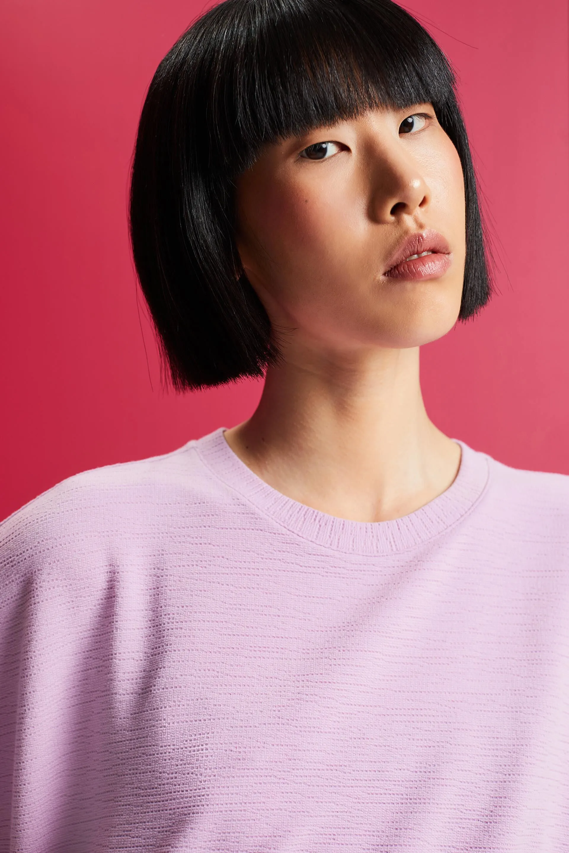 Maglietta a blouson in maglia