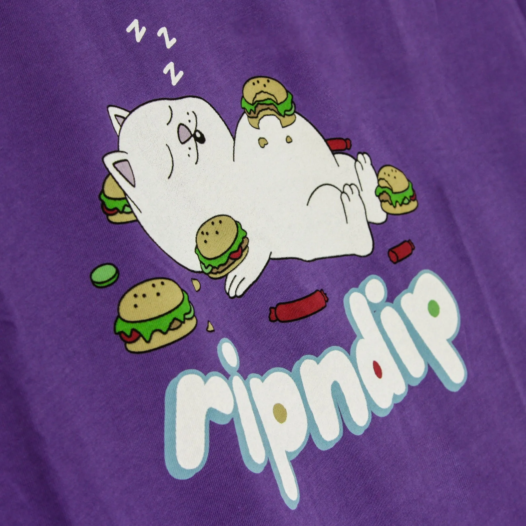 Maglietta Uomo Fat Hungry Baby Tee Purple