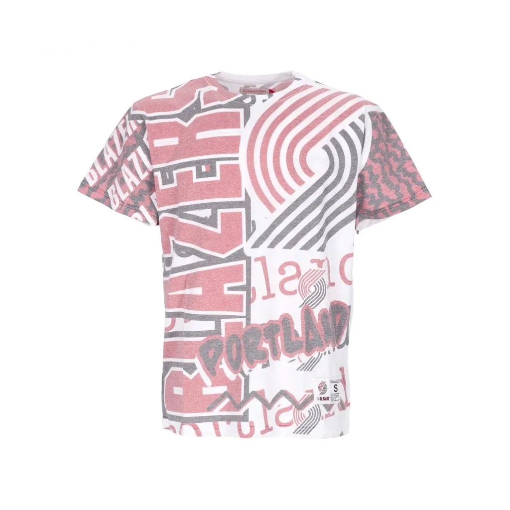 maglietta uomo nba jumbotron 20 sublimated tee hardwood classics porbla WHITE/ORIGINAL TEAM COLORS