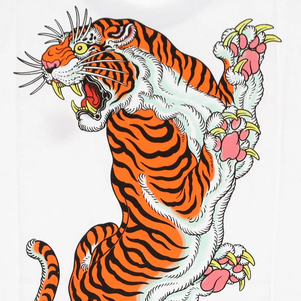 Maglietta Uomo Tigre Tee White