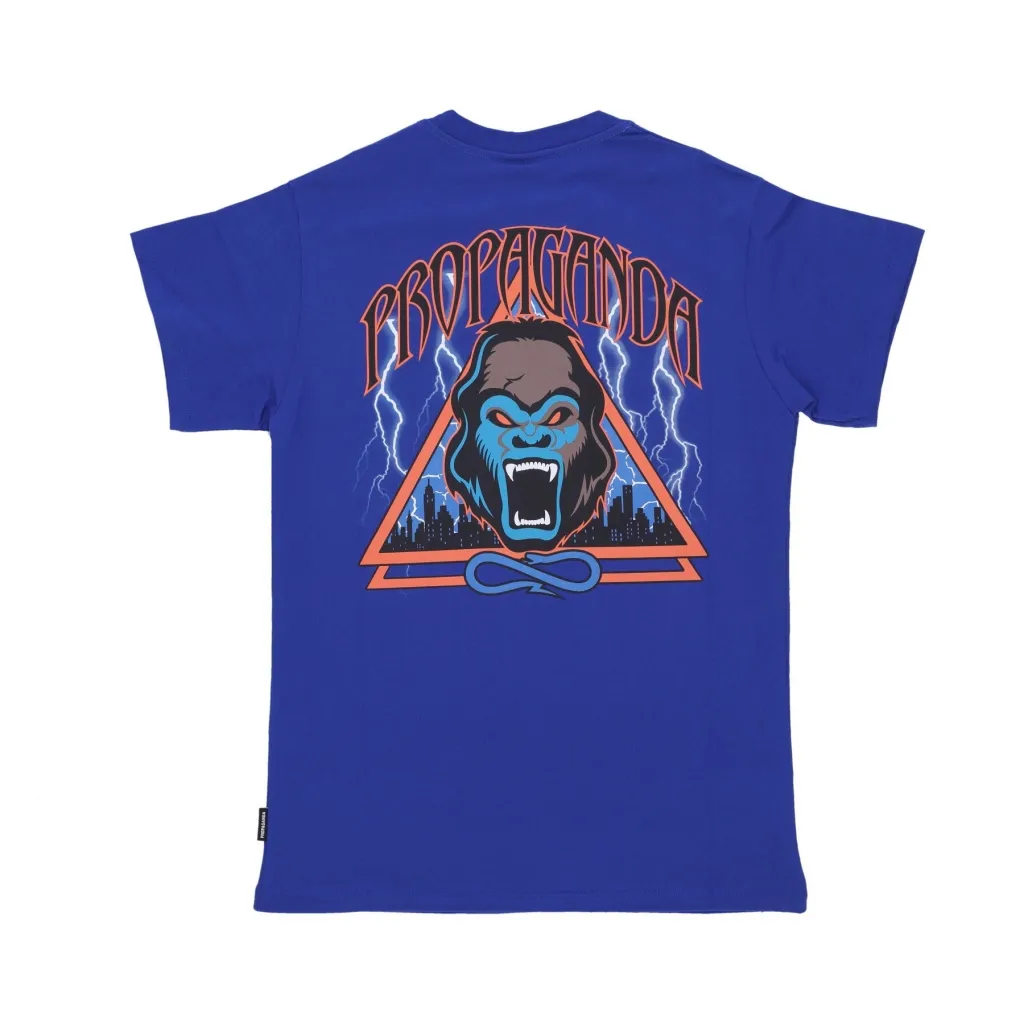 maglietta uomo triangle gorilla tee BLUE