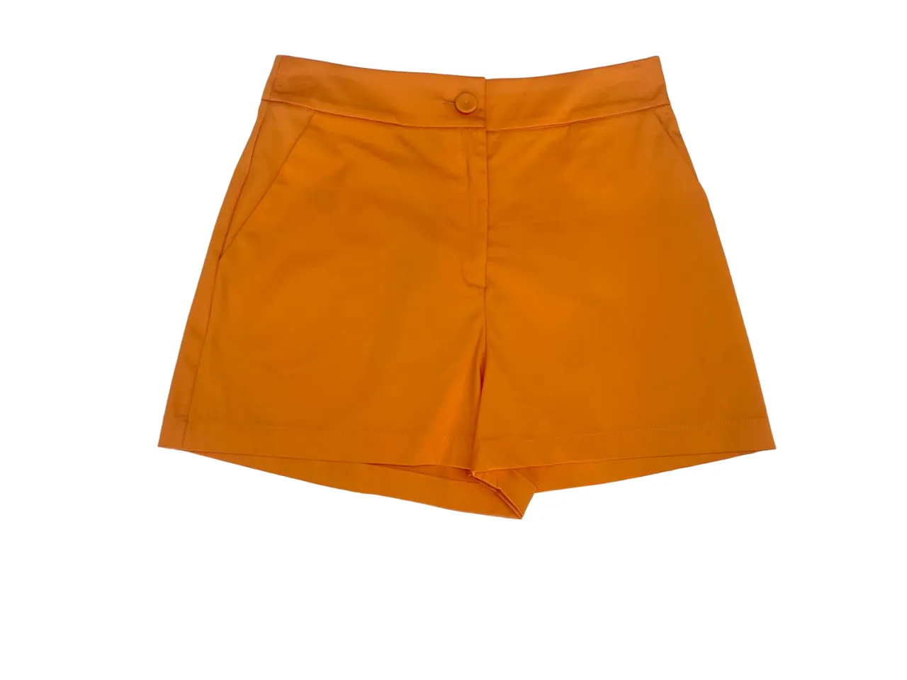 MARIUCCIA   SHORTS ARANCIONE IN COTONE