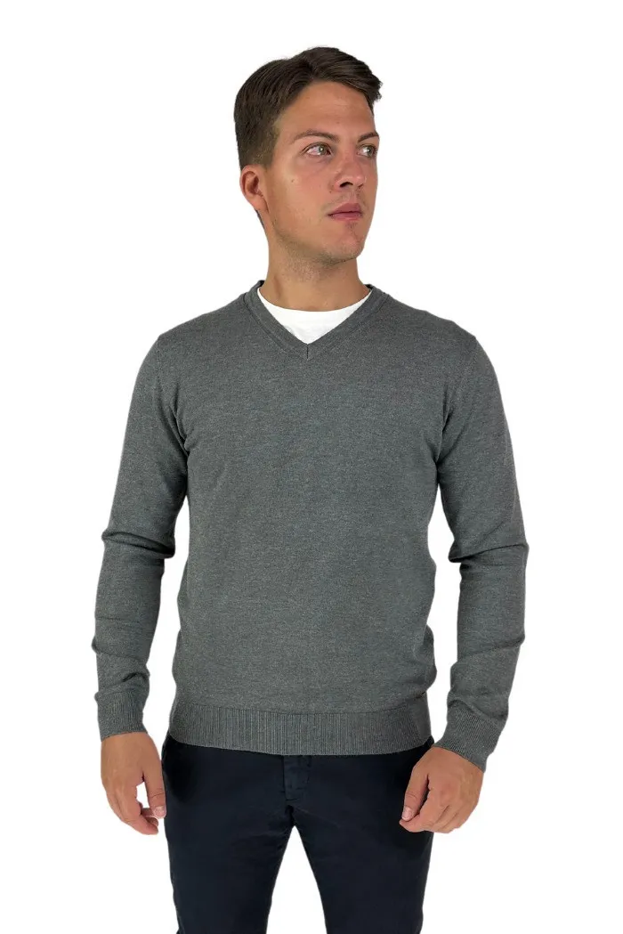 Markup maglia scollo a v in misto viscosa mk20011