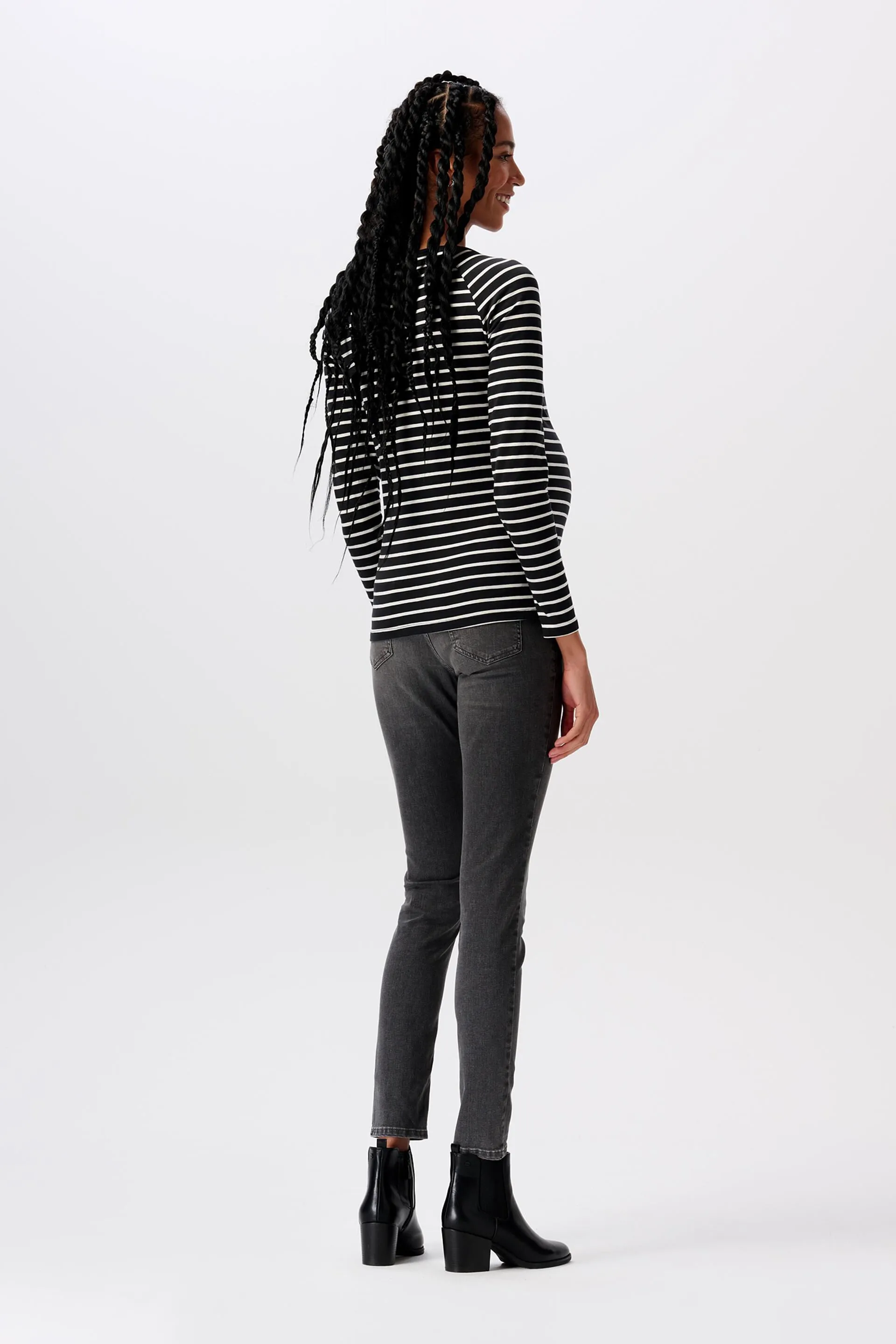 MATERNITY Top a maniche lunghe da allattamento