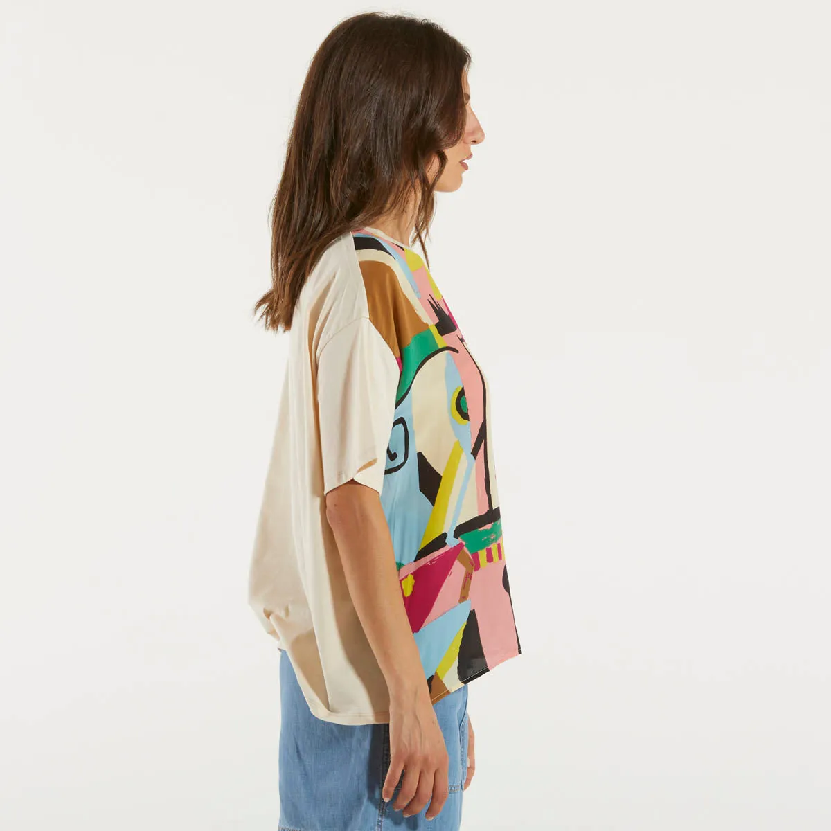 Max Mara t-shirt malaga fantasia multicolor