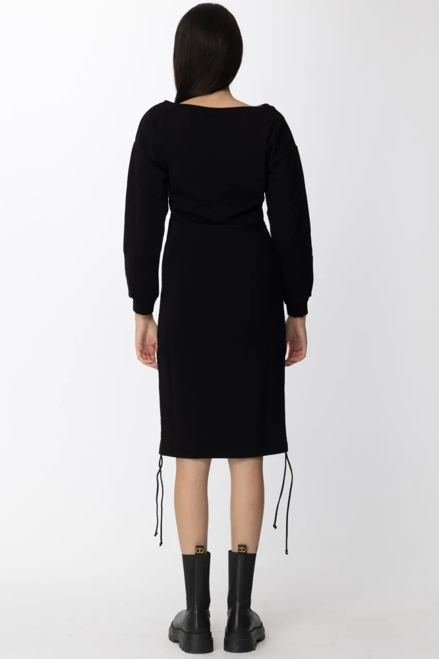 Maxi Abito in felpa Nero