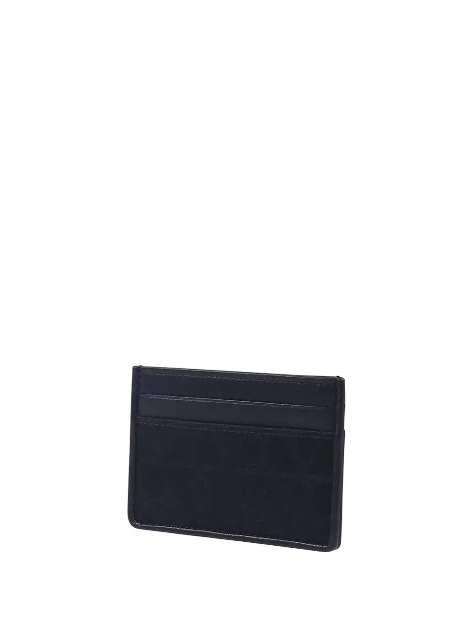 MEN VALENTINO GARAVANI BLACK POLYESTER CARD HOLDER
