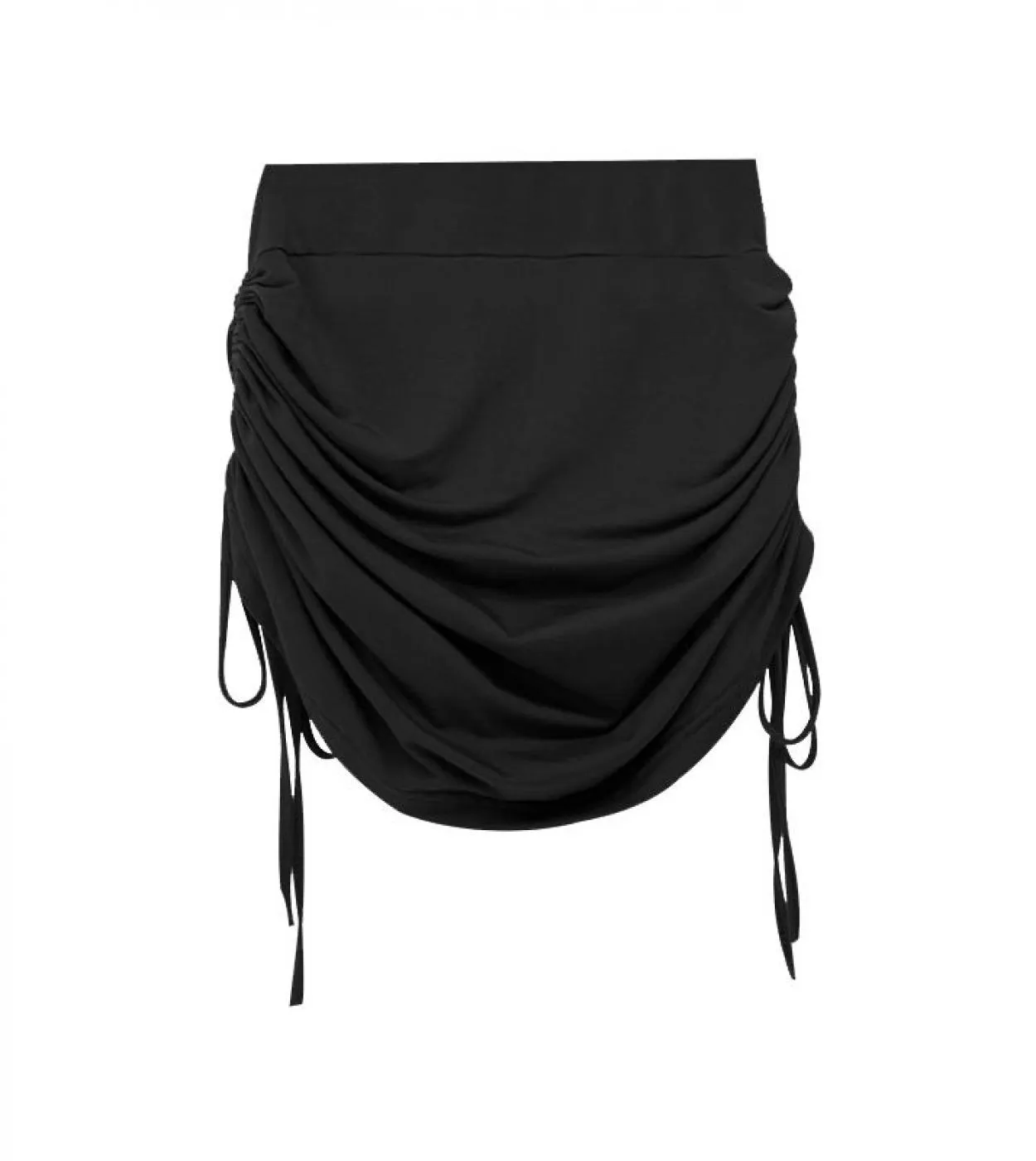 Mini gonne nere da donna primavera estate vita alta gonna casual moda donna sottile gonna Kawaii sottile femminile