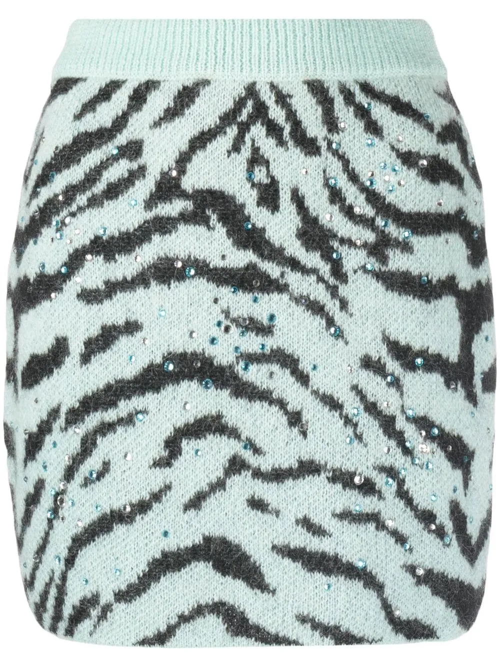 Minigonna con stampa animalier-donna