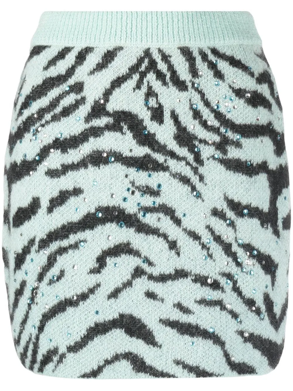 Minigonna con stampa animalier-donna