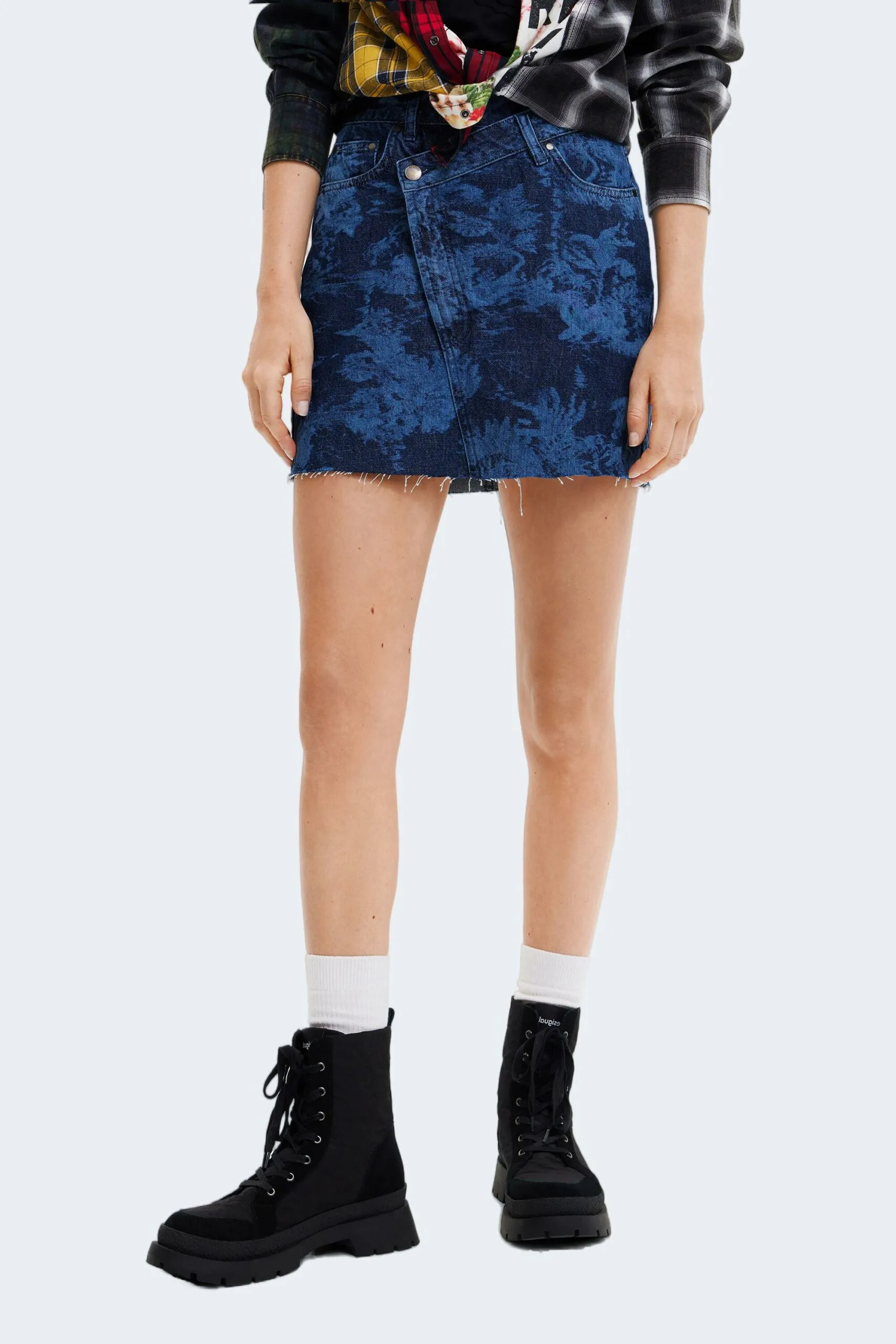 Minigonna Desigual fal florence Blu