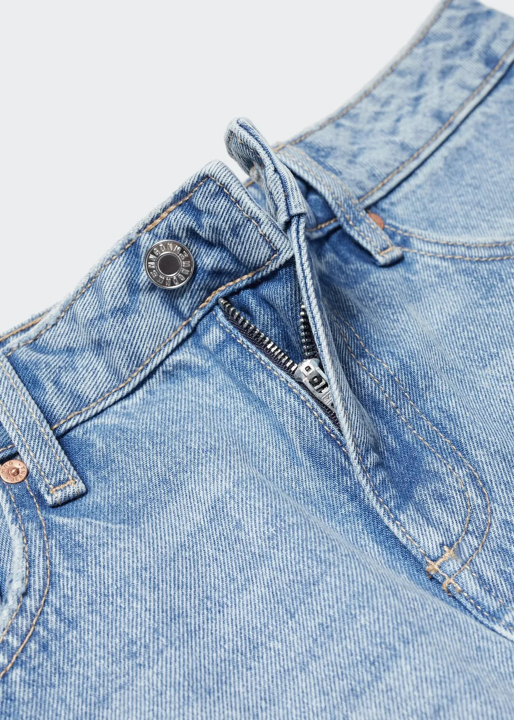 Minigonna jeans vita bassa