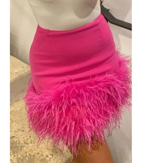 Minigonna peluches Barbiegirl - Dream Shop