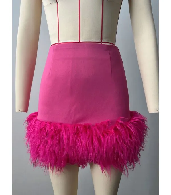 Minigonna peluches Barbiegirl - Dream Shop