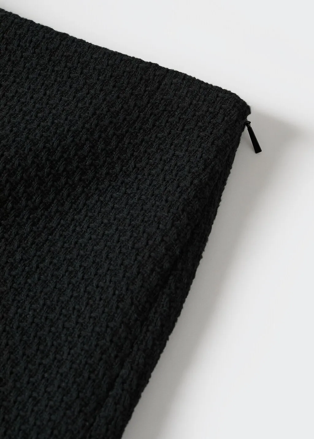 Minigonna tweed cotone